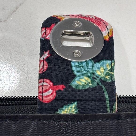 Vera Bradley | Victorian Vines RFID Turnlock Wallet Womens Floral Black … - Picture 7 of 12